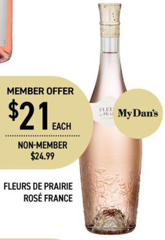 Dan Murphy's Fleurs De Prairie Rosé France offer