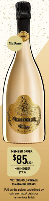 Victoire Gold Vintage Champagne France