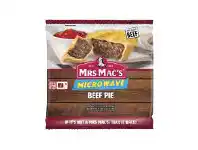 Coles Mrs Mac’s Microwave Beef Pie 175g offer
