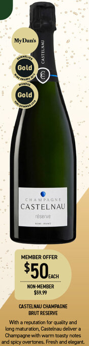 Castelnau Champagne Brut Reserve
