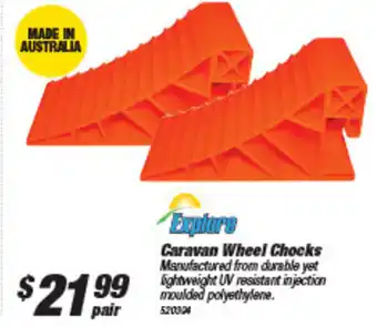 SuperCheap Auto Caravan Wheel Chocks 520324 offer
