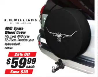 SuperCheap Auto R.M Williams 4WD Spare Wheel Cover 220545 offer