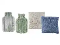 Coles Faux Fur Hot Water Bottle or Fleece Cushion offer