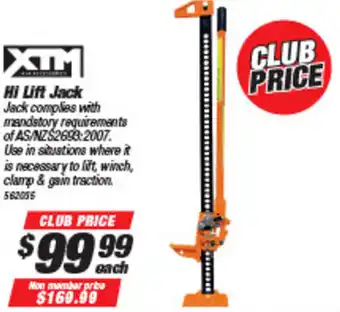 XTM Hi Lift Jack 562055