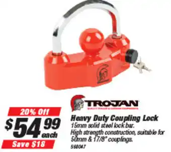 Trojan Heavy Duty Coupling Lock 568047