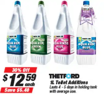SuperCheap Auto TheTFord 1L Toilet Additives offer