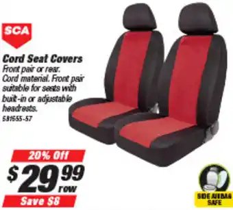 SuperCheap Auto SCA Cord Seat Covers 5911555-57 offer