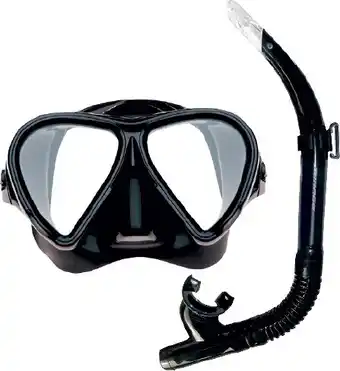 Anaconda Mirage Stealth Adults Mask & Snorkel Set Black offer
