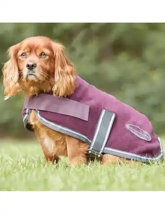 Horseland WeatherBeeta ComFiTec Fleece Dog Coat - Burgundy offer