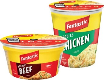 IGA Fantastic Cup 70g or Bowl Noodles 85g Selected Varieties offer