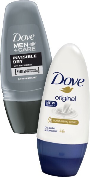 IGA Dove Antiperspirant Roll-On 50mL Selected Varieties offer