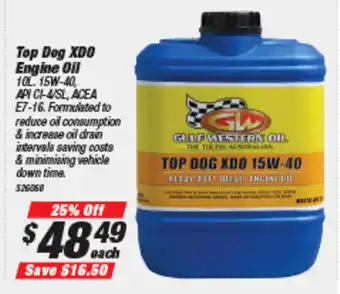 GW Top Dog Engine Oil 526068