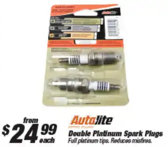 SuperCheap Auto Autolite Double Platinum Spark Plugs offer