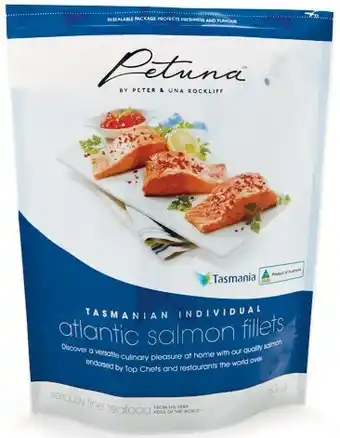 Woolworths Petuna Atlantic Salmon Fillets 800g – From the Seafood Freezer offer