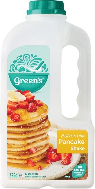 Woolworths Green’s Traditional Pancake Shaker 300-375g offer
