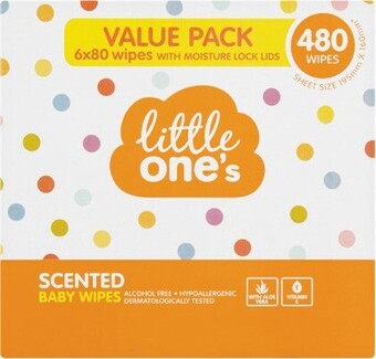 Woolworths Little One’s Baby Wipes Pk 480 offer