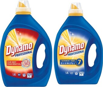 Coles Dynamo Professional Laundry Liquid 1.8 Litre offer