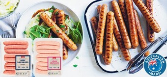 Coles Coles Sausages 550g offer
