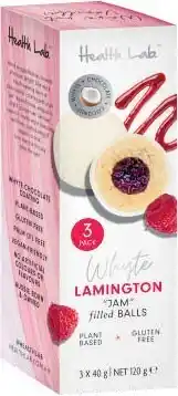 Coles Health Lab Whyte Choc Balls 120g offer