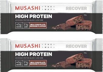 Coles Musashi P45 Bar 90g offer