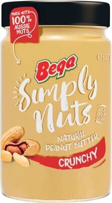 Coles Bega Simply Nuts Peanut Butter 650g offer