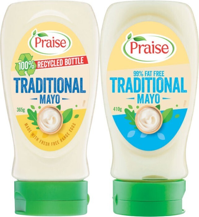 Praise Squeeze Mayonnaise 365g410g offer at Coles
