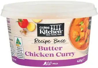 Coles Coles Kitchen Meal Base 425g offer