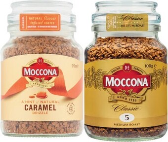 Coles Moccona Freeze Dried Instant Coffee 95g-100g offer