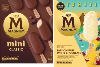 Coles Streets Magnum Sticks 4 Pack-6 Pack offer