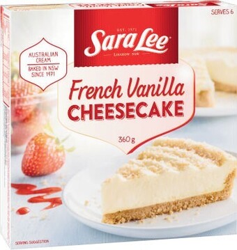 Coles Sara Lee Desserts 350g-475g offer