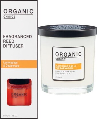Coles Organic Choice Reed Diffuser 50mL or Candle 1 Each offer