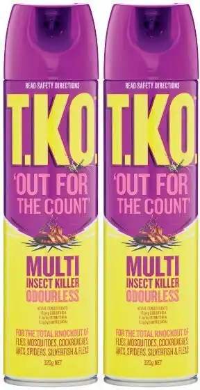 Coles TKO Out For The Count Multi Insect Killer 320g offer