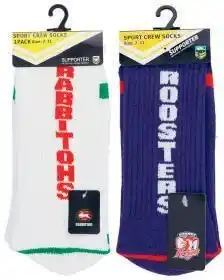 Coles NRL Sports Crew Socks offer