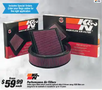 SuperCheap Auto KEN Performance Air Filters offer