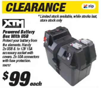 SuperCheap Auto XTM Powered Battery Box With USB 596757 offer