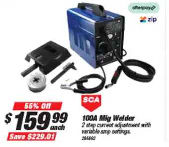 SuperCheap Auto SCA 100A Mig Welder 295562 offer