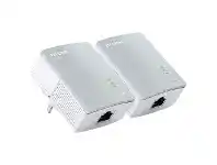 Officeworks TP Link TP-LINK AV600 Nano Powerline Adaptor Starter Kit TL-PA411KIT offer