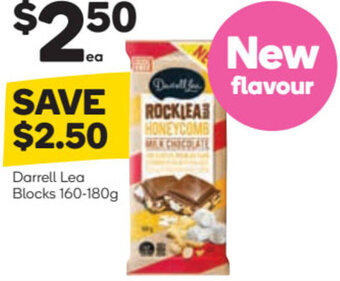 Woolworths Darrell Lea Blocks 160-180g offer