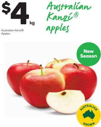 Woolworths Australian Kanzi Apples offer