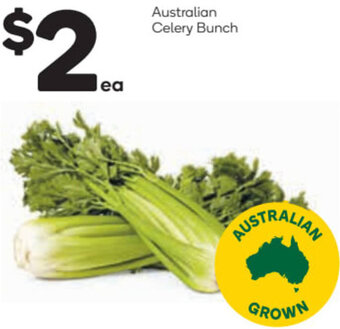 Woolworths Australian Celery Bunch offer