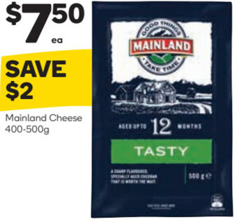 Woolworths Mainland Cheese 400-500g offer