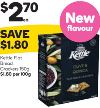 Kettle Flat Bread Crackers 150g