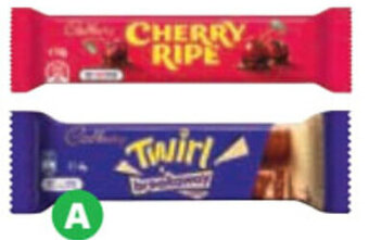Woolworths Cadbury Medium Bars 30-60g offer