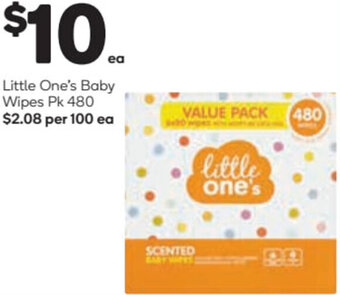 Woolworths Little One's Baby Wipes offer
