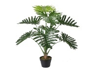 LivingStyles Potted Artificial Philodendron Plant, 90cm offer
