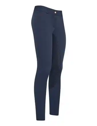 Euro Star Arista Fashion Diamond Full Grip Breeches - Navy