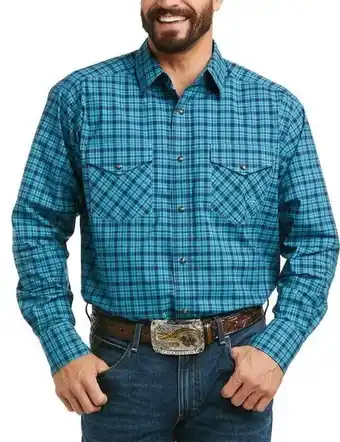 Horseland Ariat Mens Pro Series Purcell Stretch Classic Fit Snap Long Sleeve Shirt offer