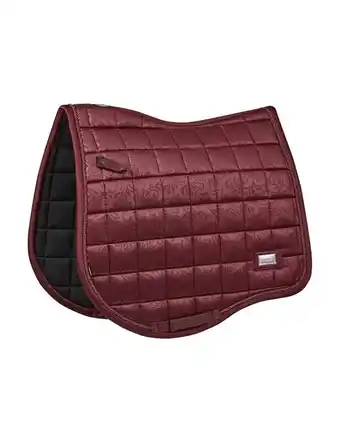 Horseland WeatherBeeta Affluence Dressage Saddle Pad - Maroon offer