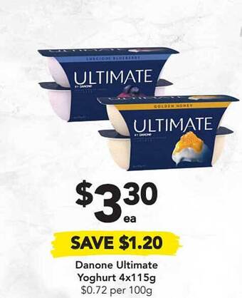 Drakes Danone Ultimate Yoghurt offer