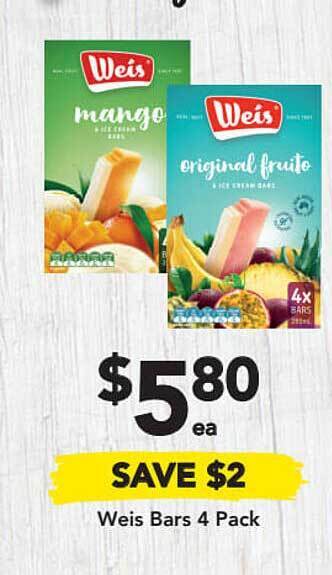 Drakes Weis Bars offer